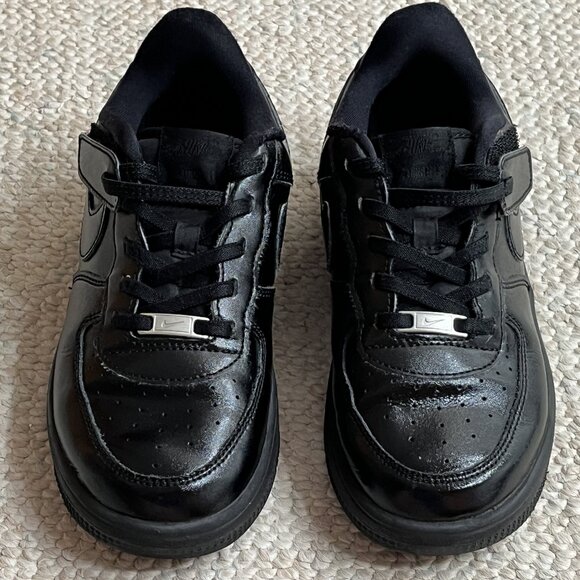 Nike Air Force 1 Boys Girls Size 3Y Black AF1 Sneakers FN0237-001 Year 2024 Shoe - Picture 3 of 12